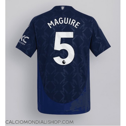 Maglie da calcio Manchester United Harry Maguire #5 Seconda Maglia 2024-25 Manica Corta